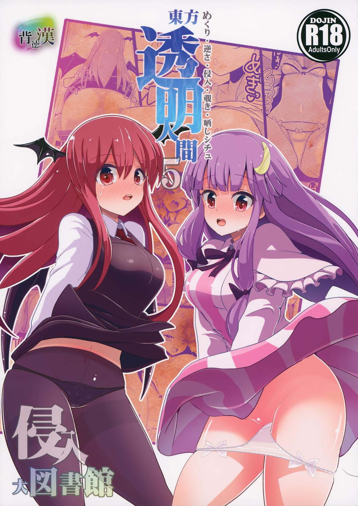 Touhou Toumei Ningen 5 Shinnyuu Daitosyokan page 1 full