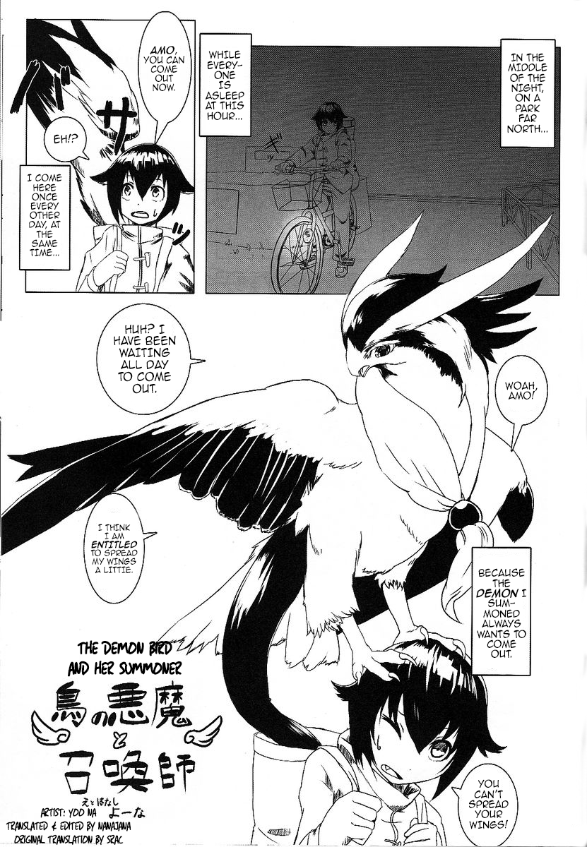 Tori no Akuma to Shoukansi | The Demon Bird and Her Summoner page 1 full