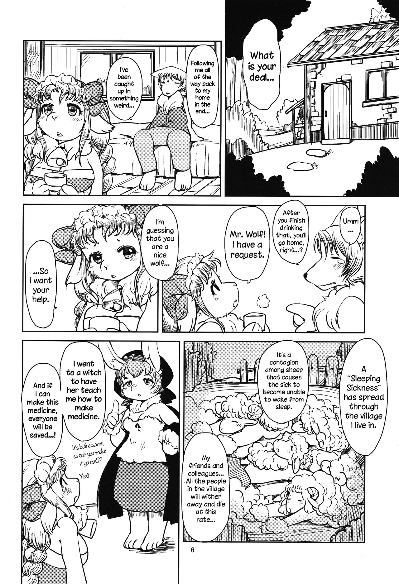 Yakusoku Sareta Shukufuku no Mutton | Promised Mutton Blessing page 5 full