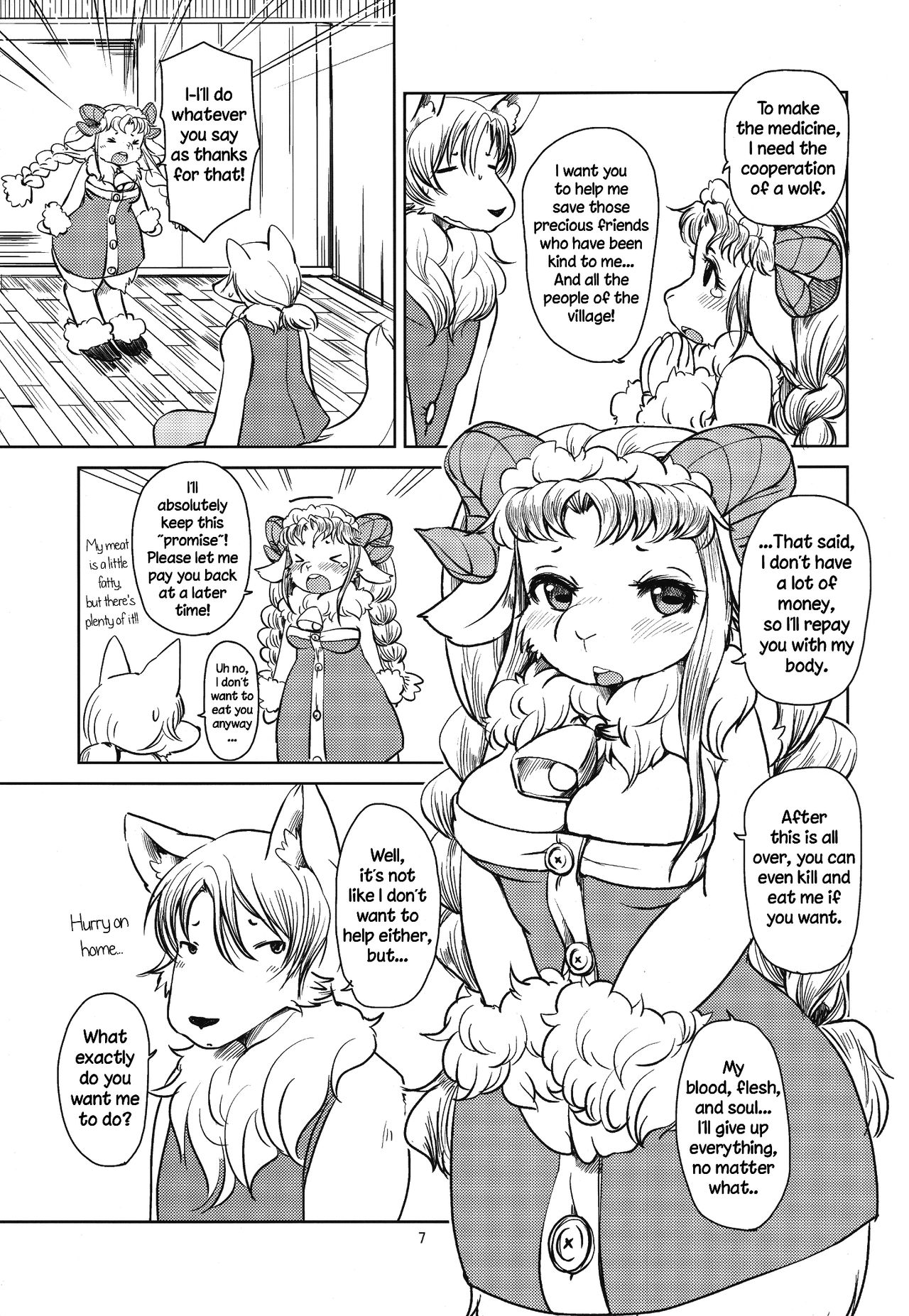Yakusoku Sareta Shukufuku no Mutton | Promised Mutton Blessing page 6 full