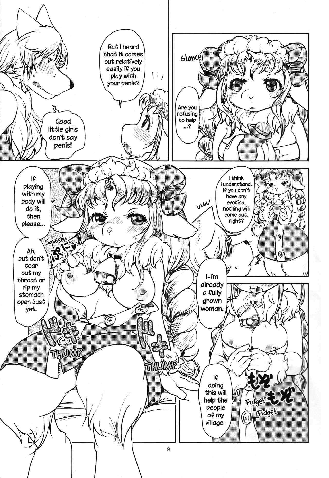Yakusoku Sareta Shukufuku no Mutton | Promised Mutton Blessing page 8 full