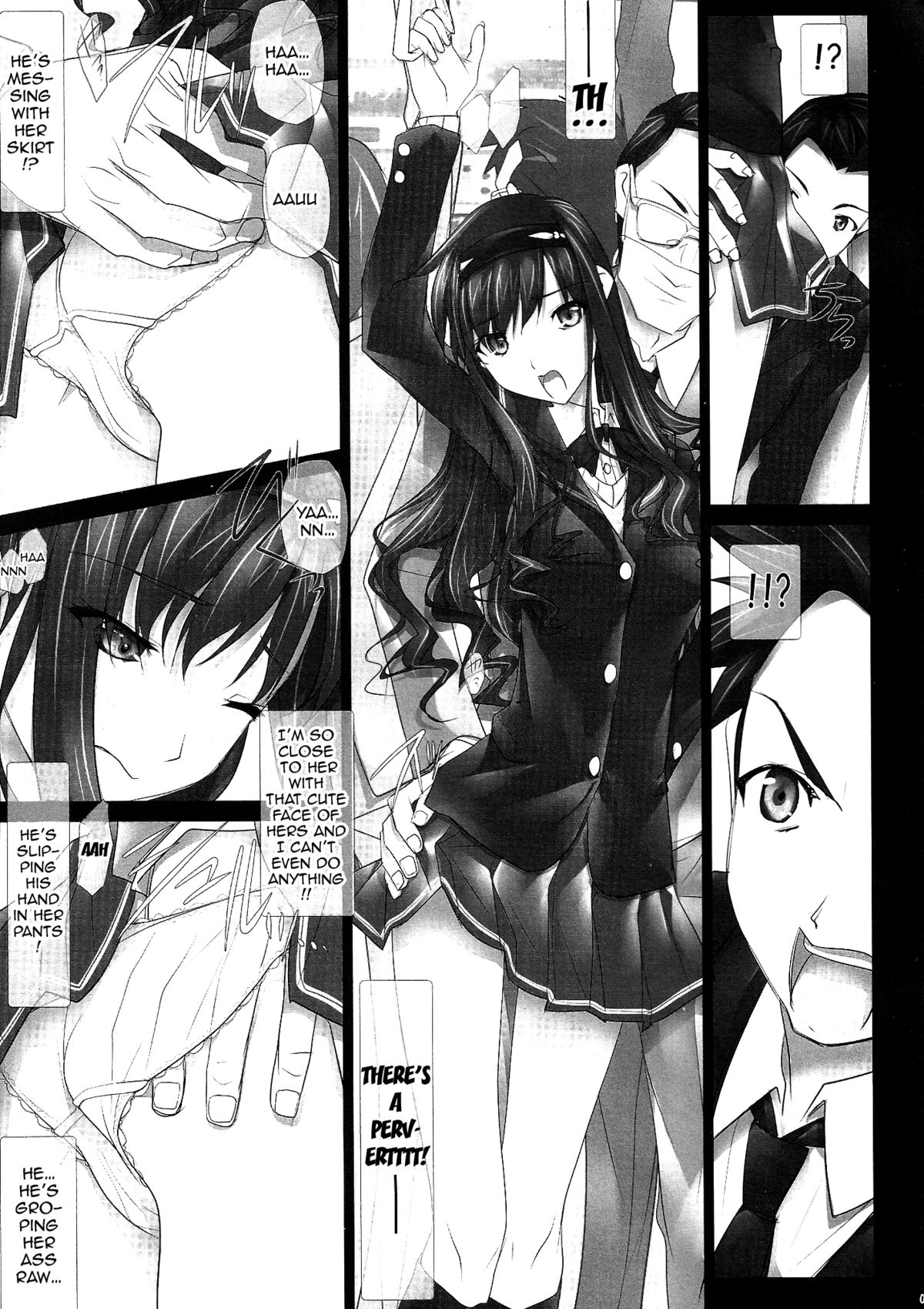 Haruka-senpai no... Chikan Densha de GOO! | Haruka-senpai's... Molester Train GOO! page 4 full