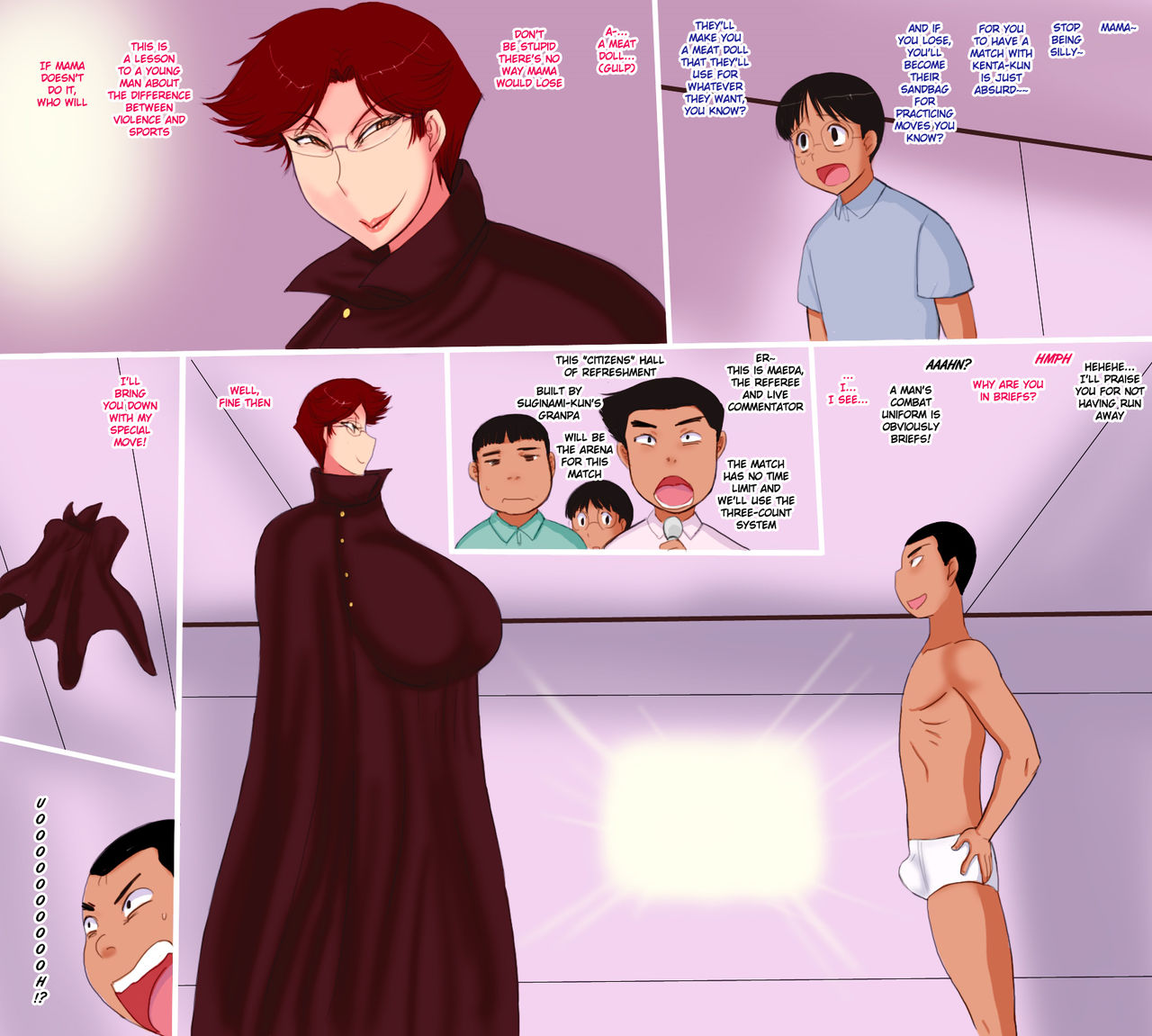 Moto Joshi Pro Wrestler Mama to Ijimekko | A Former Girl Professional Wrestler Mom and Bullying Kid page 5 full