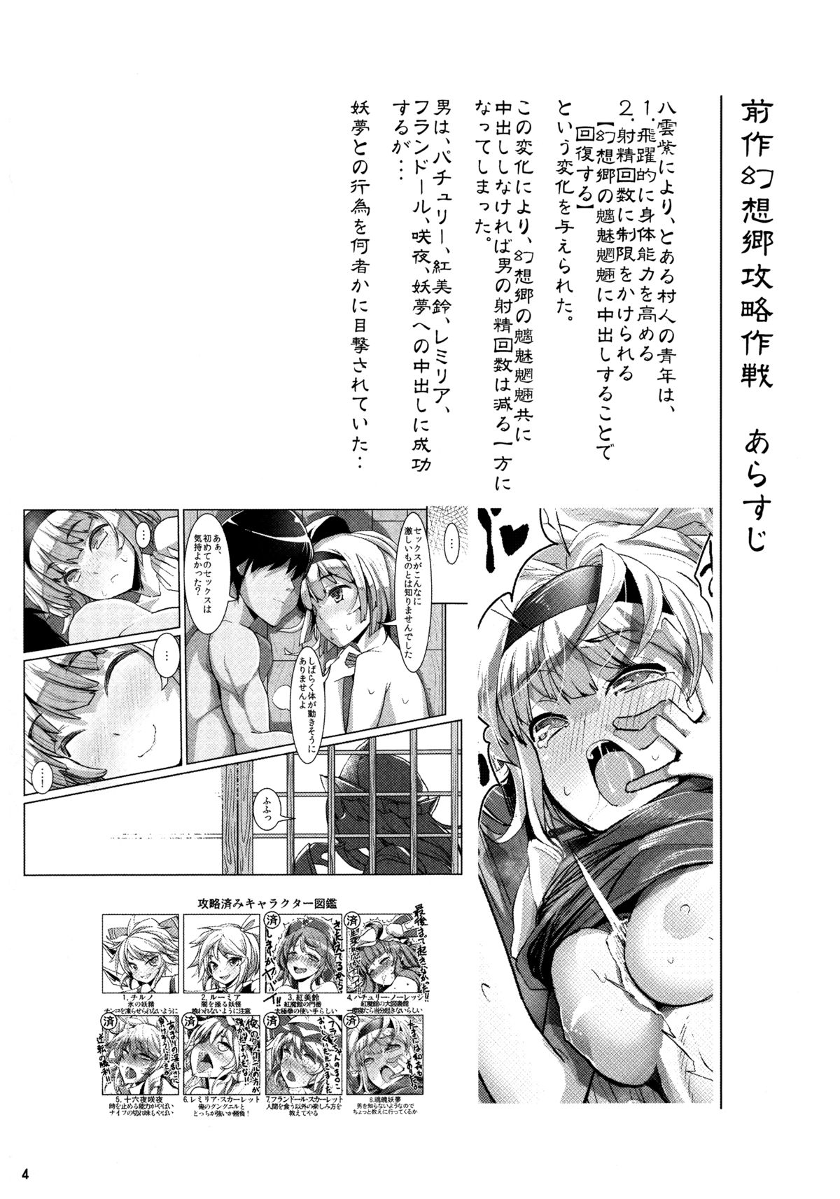 Gensoukyou Kouryaku Sakusen Yakumo Yukari Saigyouji Yuyuko Hen page 3 full