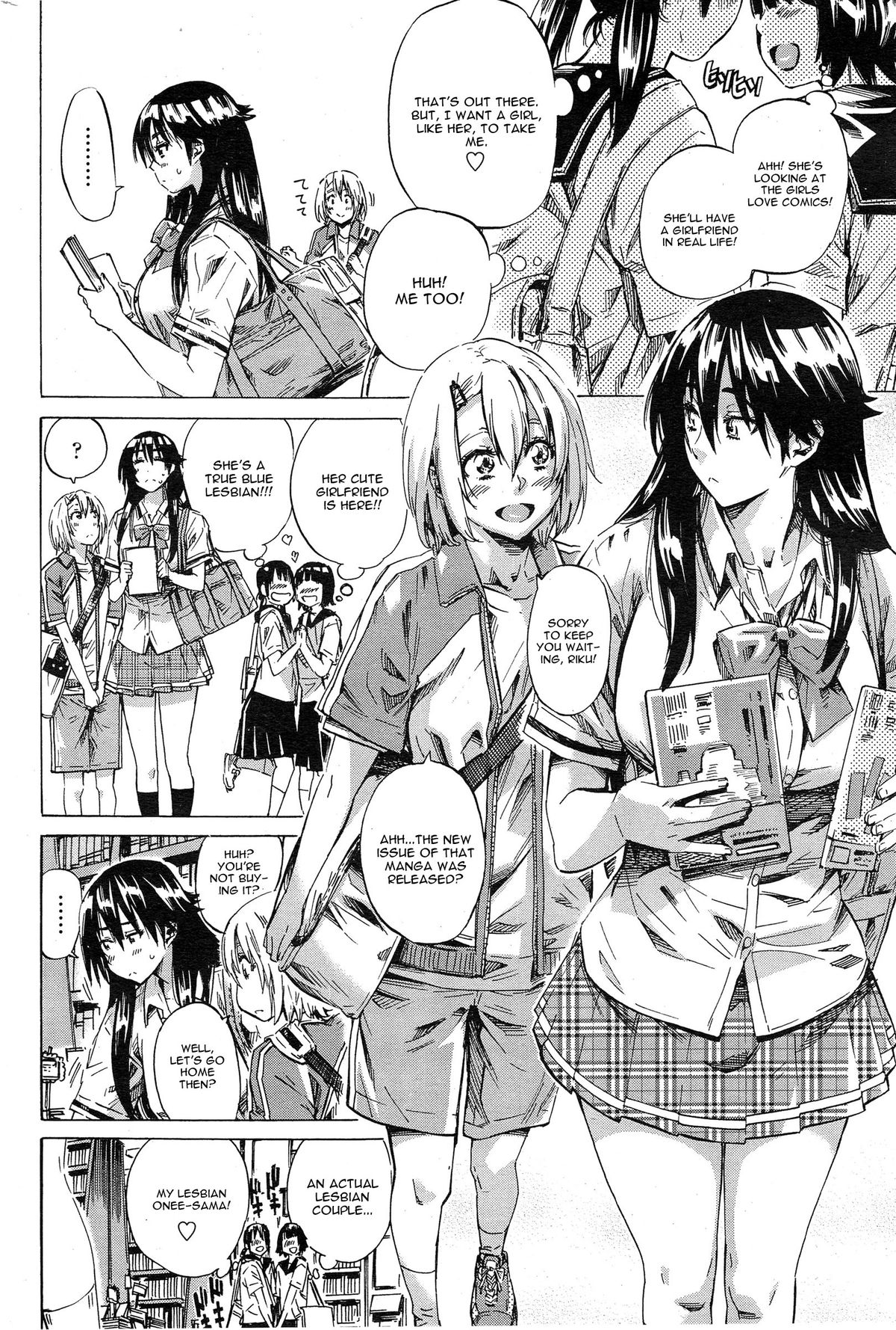 Yuri Zuki Kanojo wa Yuri Kanojo ga Dekinai Ch. 5 page 2 full