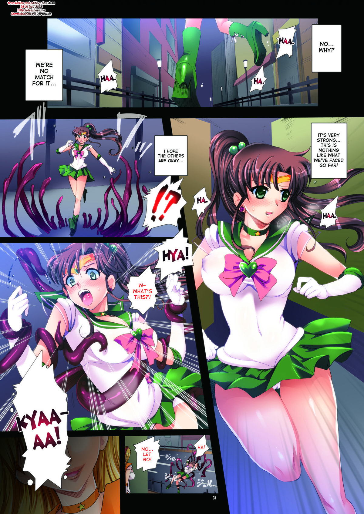Sailor Senshi to Sennou Shokushu | Sailor Scouts and The Brainwashing Tentacle page 3 full