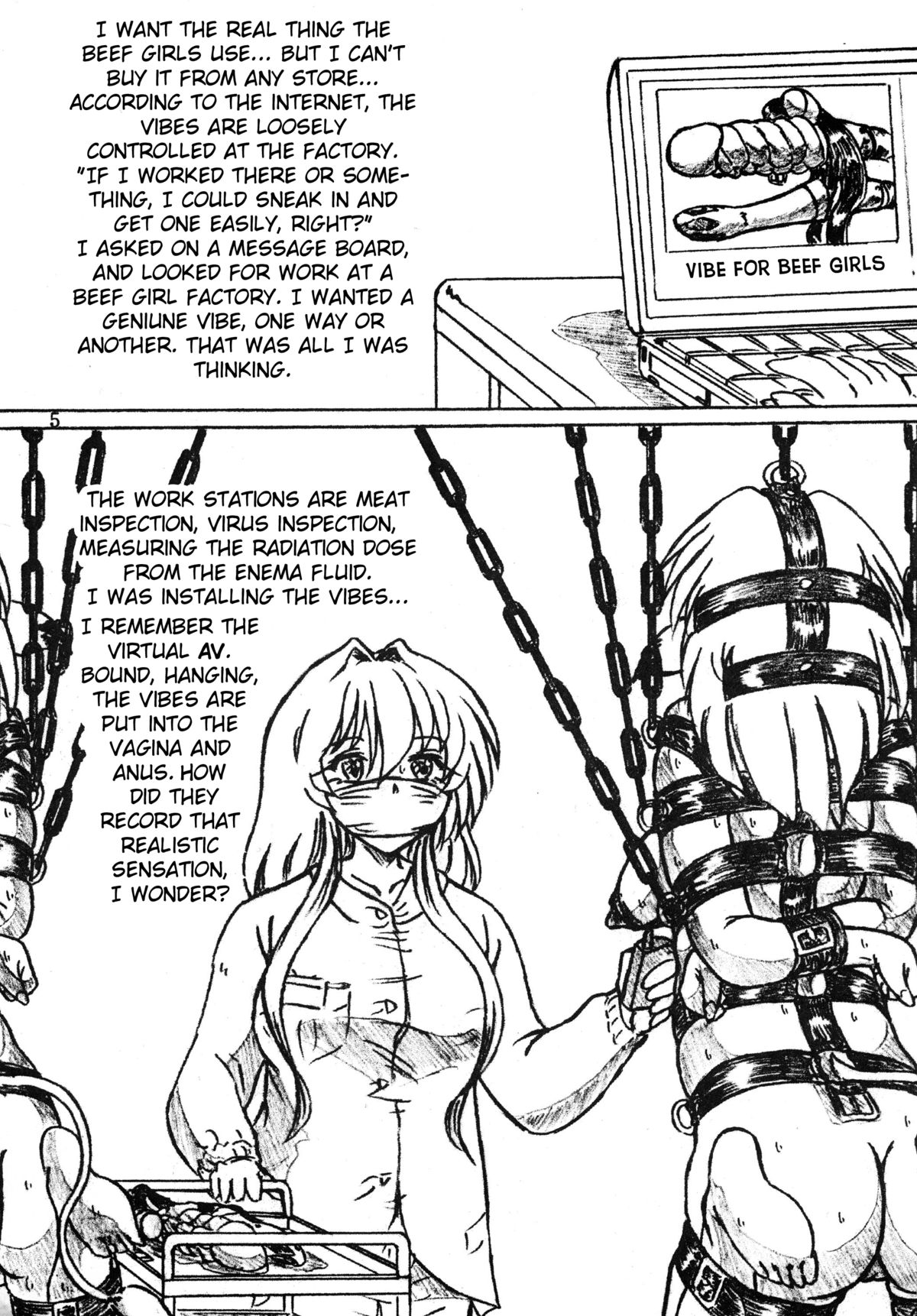 "Gyuuniku Shoujo to Kieta Joshidaisei " Omake Copy Bon Tsuki | Beef Girls and The Vanished College Student page 5 full