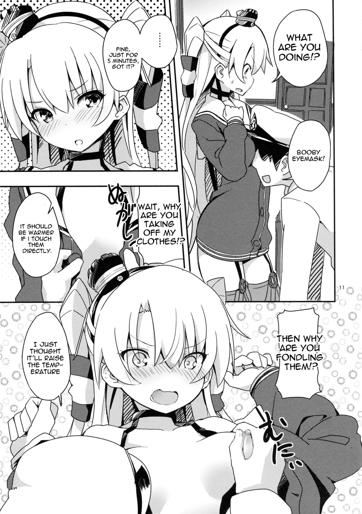 Amatsukaze to Tetsuya de H shinagara Houkokusho page 10 full