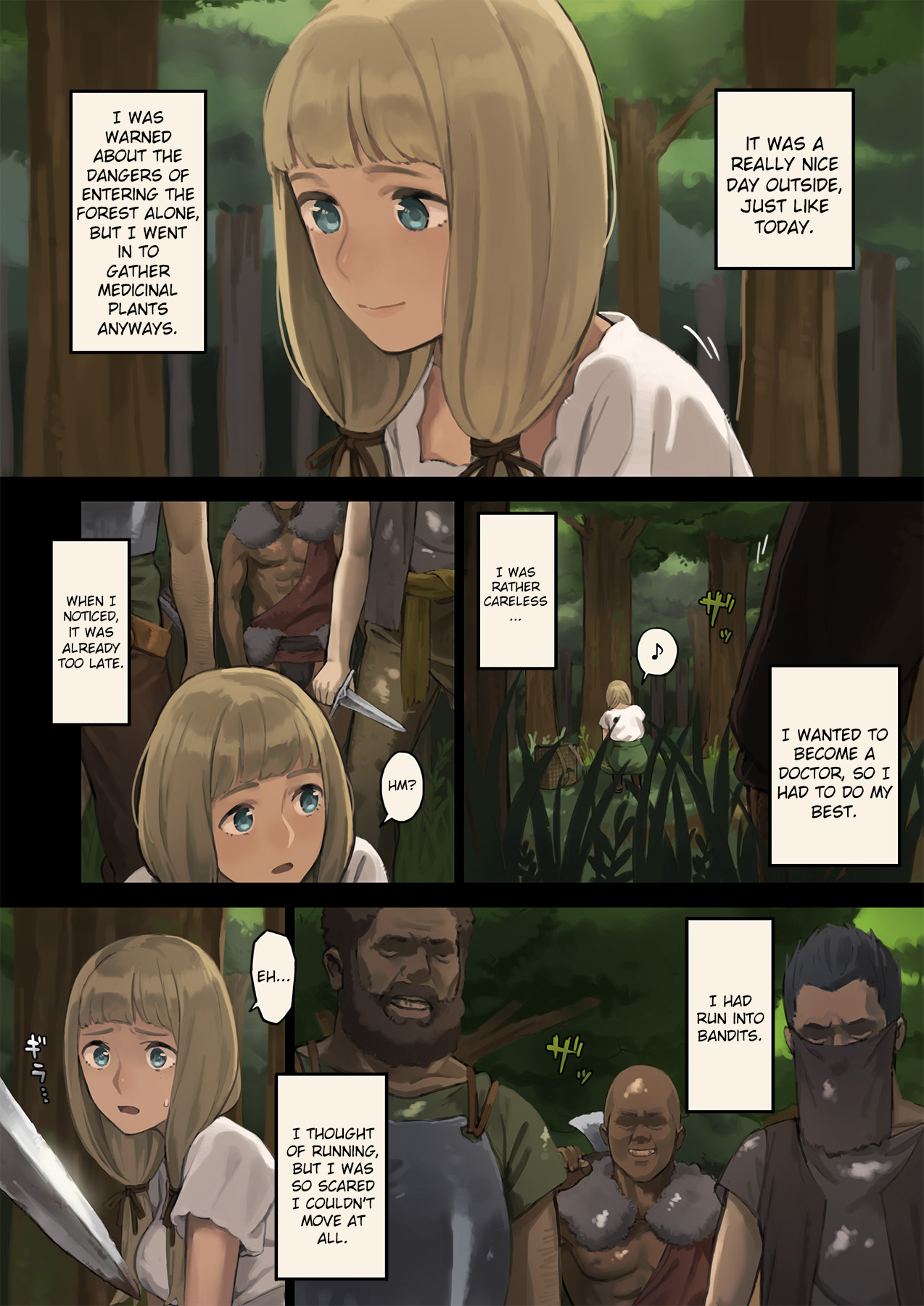 Mori de Deatta Touzoku ni Tsukamatte Shimatta Watashi wa... | I Ran into Bandits in the Forest and Was Captured... page 6 full