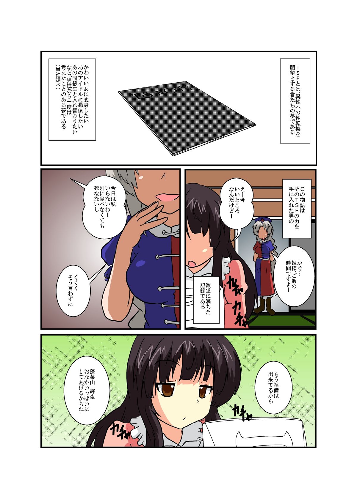 Touhou TS Monogatari ~ Kaguya-hen ~ page 4 full