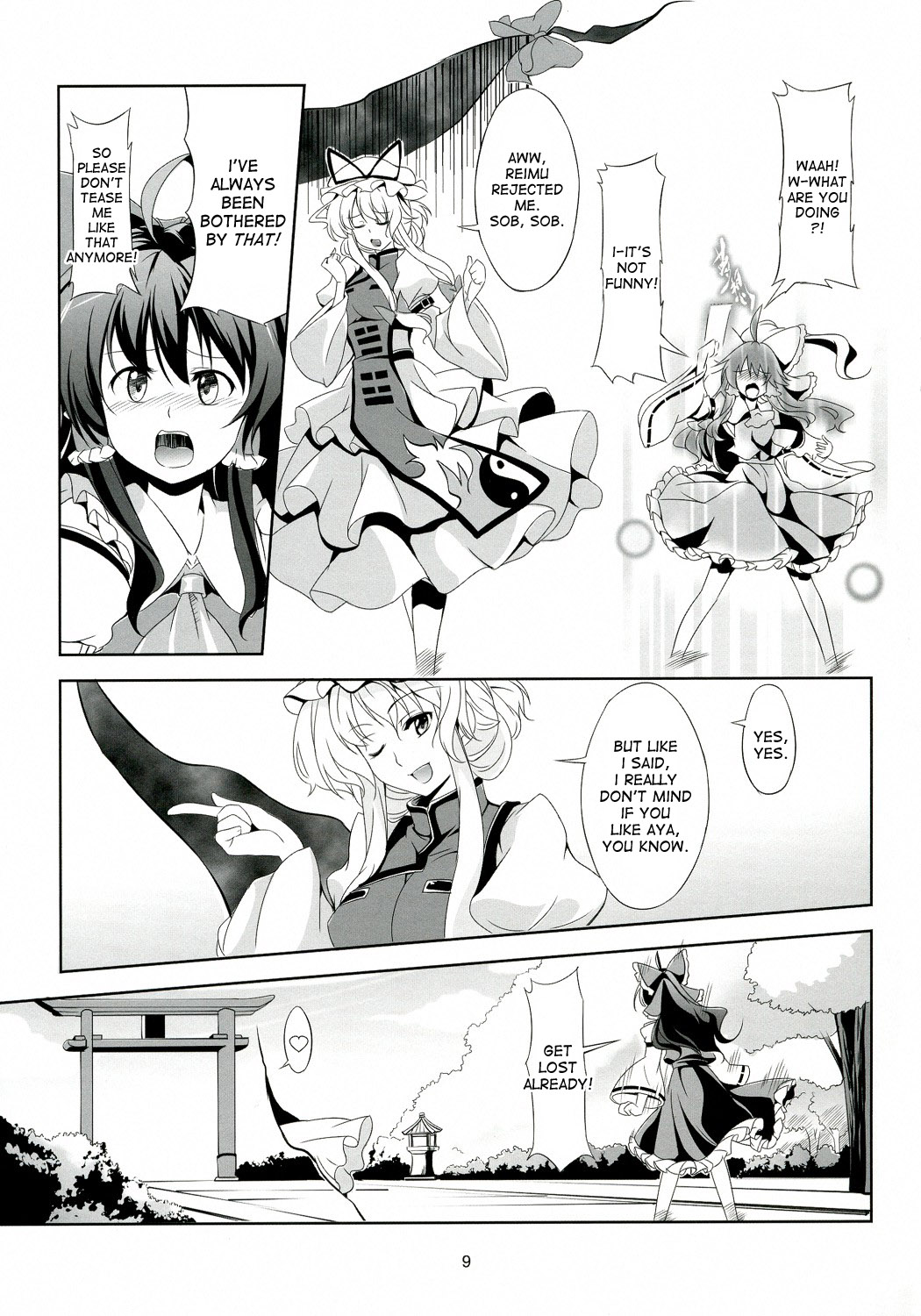 Touhou Koiiro Monogatari - AyaMu - page 10 full
