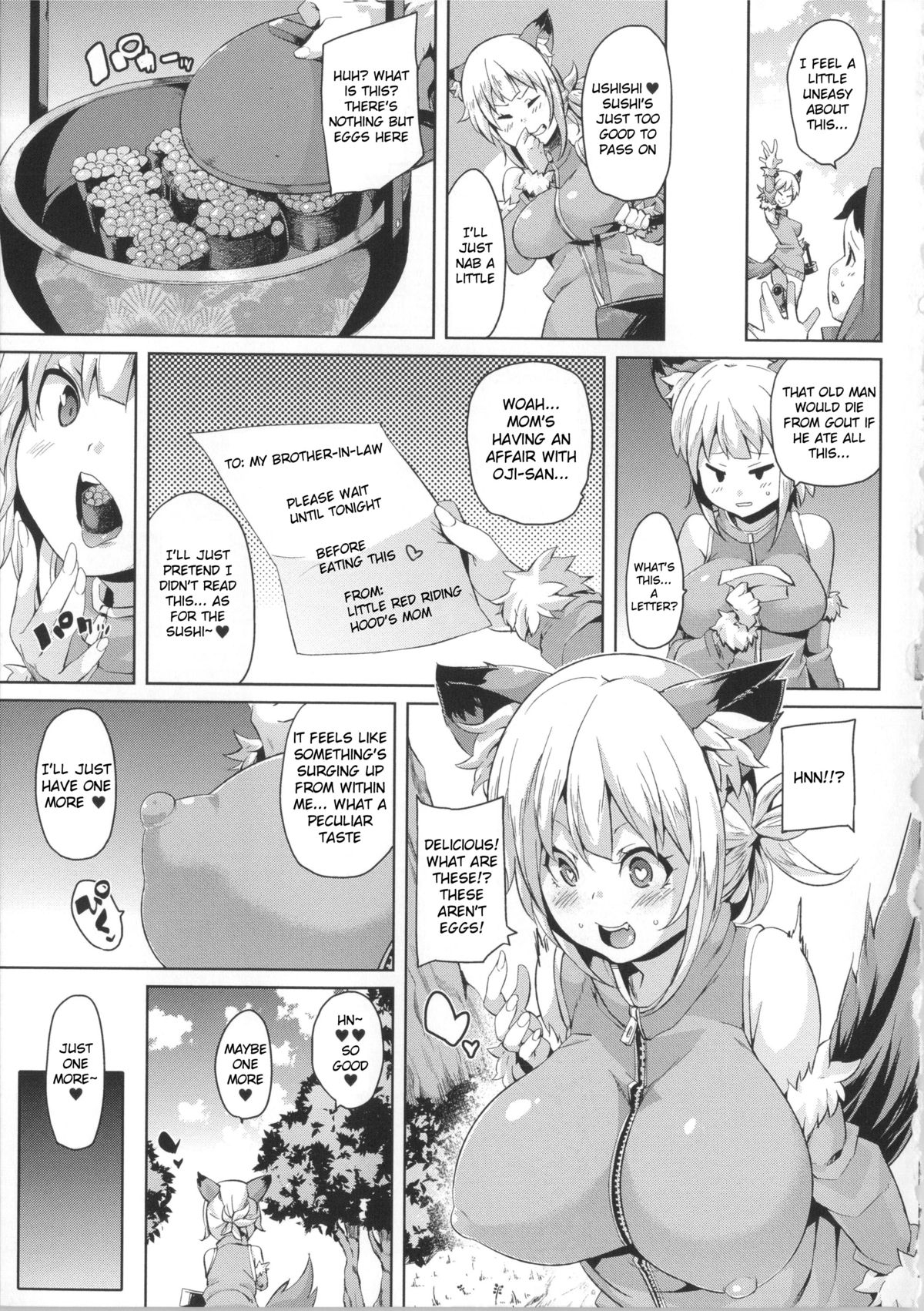 PakoPako Douwa - Ookami-chan Chou Bitch | Banging Fairy Tale - Wolf-chan is an Ultra Bitch page 5 full