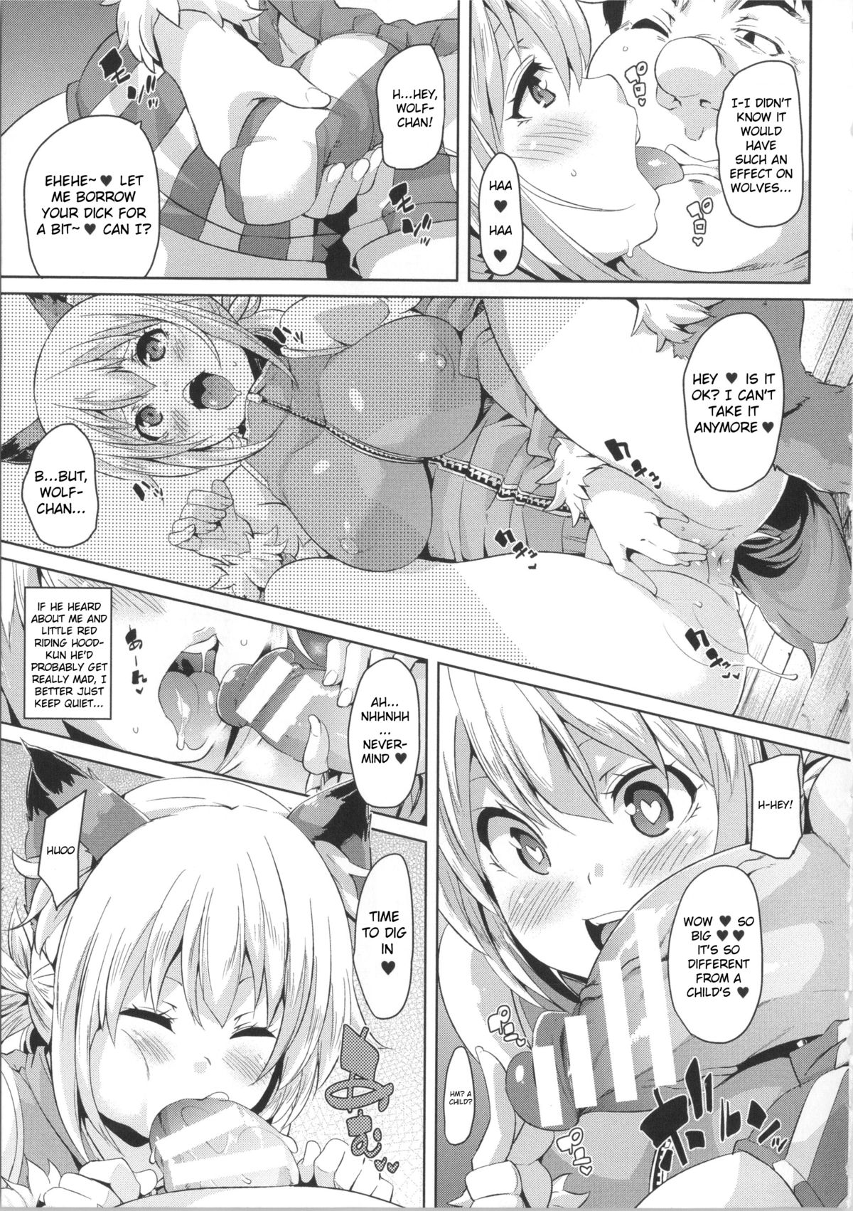 PakoPako Douwa - Ookami-chan Chou Bitch | Banging Fairy Tale - Wolf-chan is an Ultra Bitch page 7 full