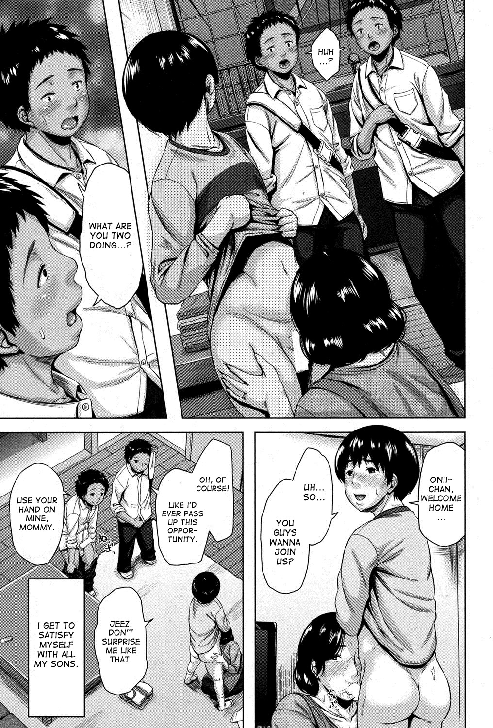 Boshishishishishishi Soukan | Mom x 6 Children Adultery page 7 full