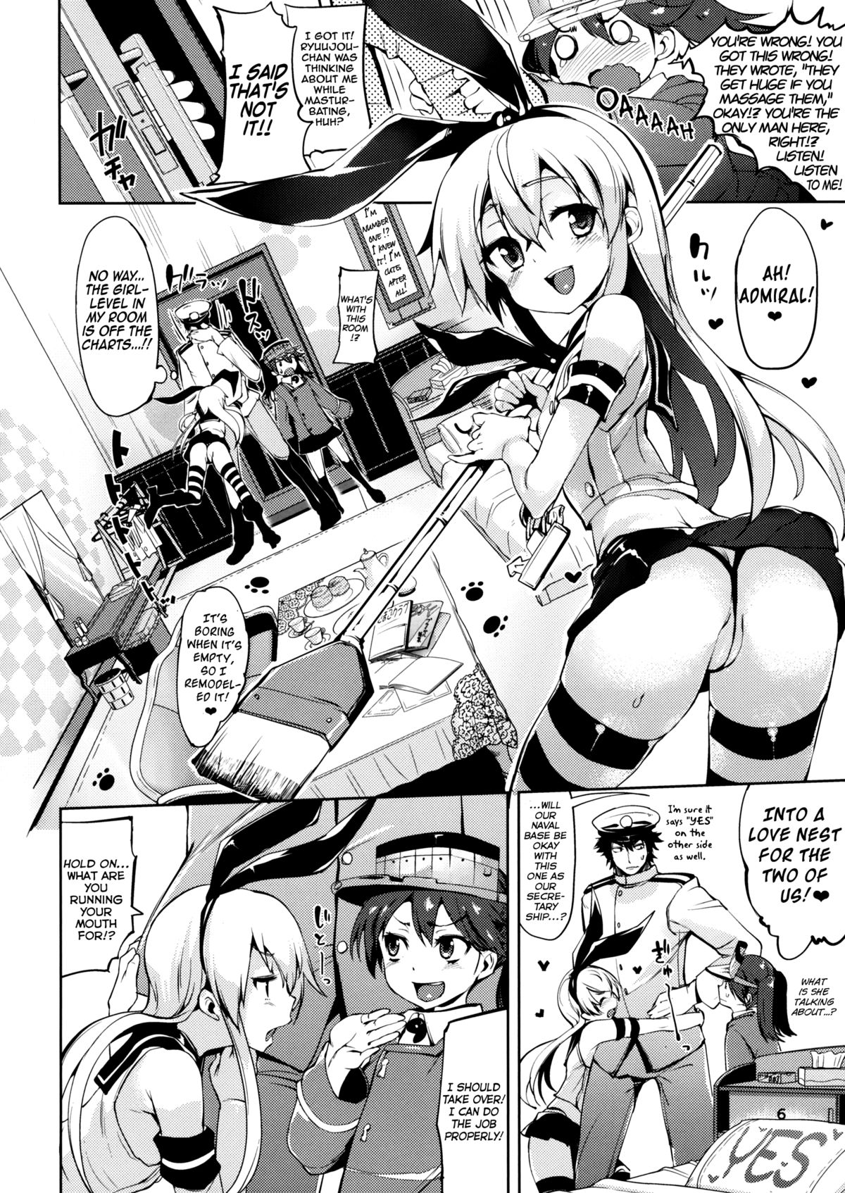 Koisuru Shimakaze-chan to Hentai Teitoku 2 | The Loving Shimakaze-chan And The Perverted Admiral 2 page 5 full