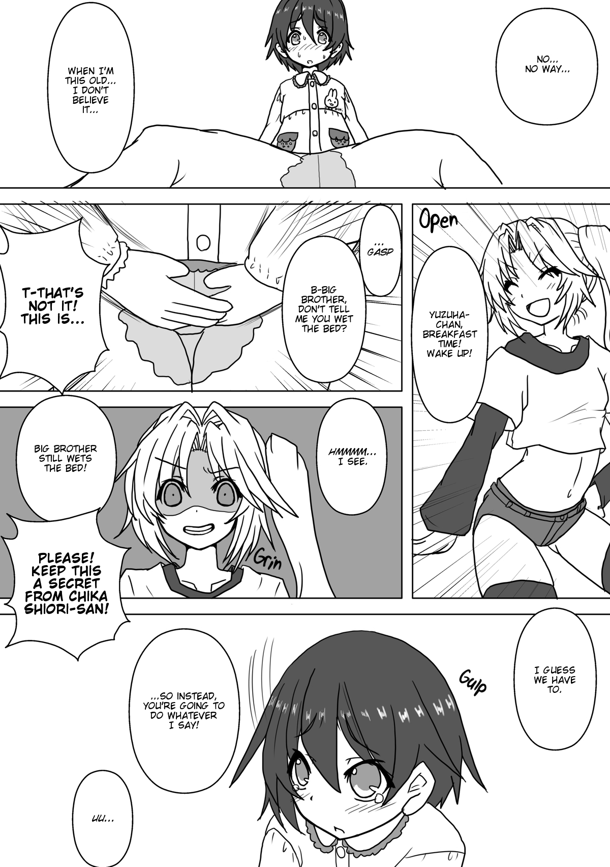 Mei to Omutsu to Imouto ni Sareta Boku | My Niece, Diaper, and I Became a Little Sister page 9 full