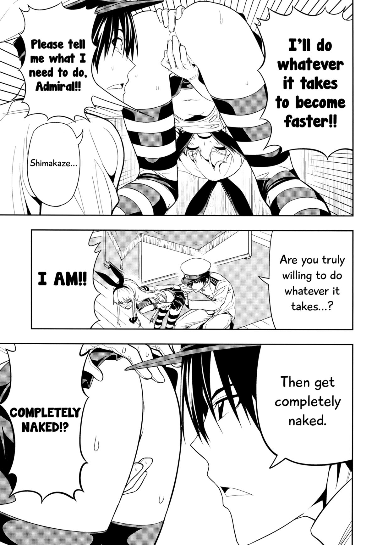 Motto Hayaku Naritai Shimakaze o Damashite Sekuhara suru | Tricking and Sexually Harassing Shimakaze, Who Wants to Become Faster page 10 full