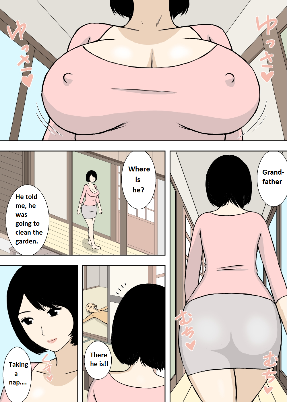 Zokuzokuzoku Ojii-chan to Gifu to Giri no Musuko to, Kyonyuu Yome. | Takako's revenge on Grandfather page 3 full