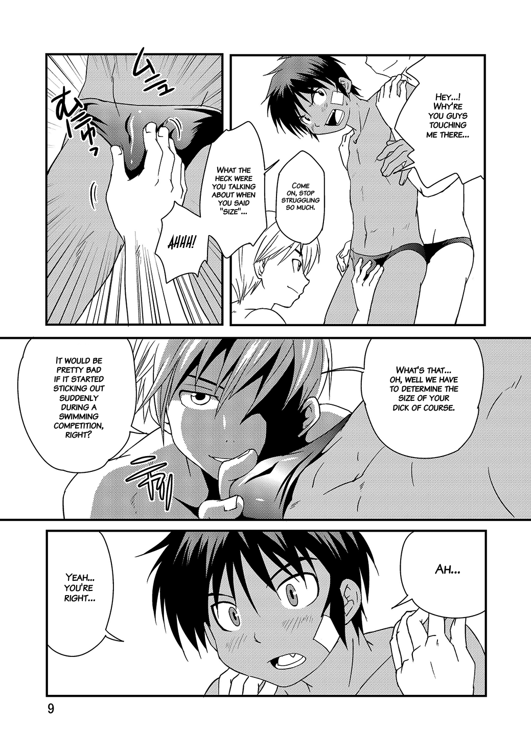 Kyoupan Shounen! | Speedo Boy! page 8 full