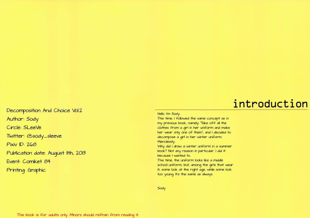 Decomposition And Choice Vol.2  =TV= page 2 full