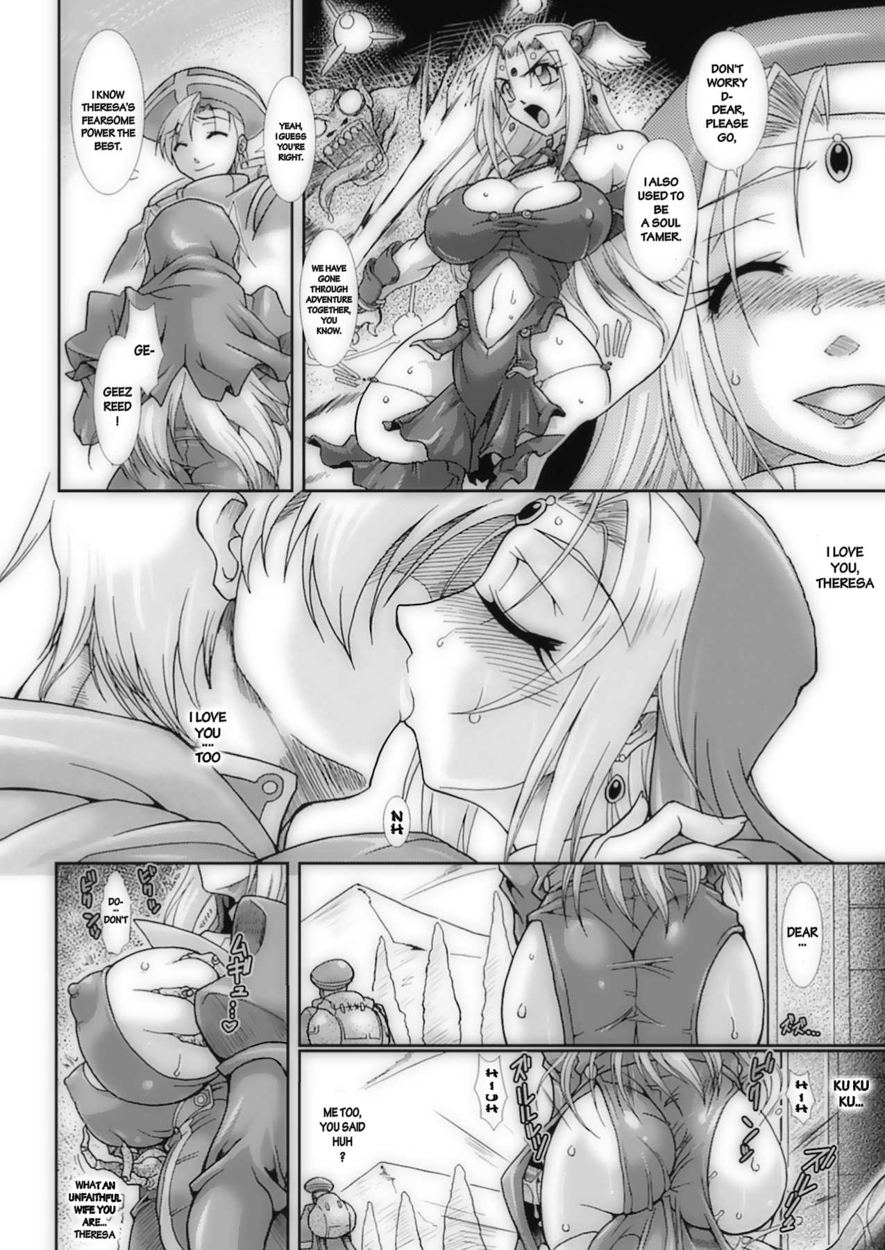 Haitoku no Ryoshuu Tsuma Teresa - Ma ni Sasowareshi Seijo | Immoral Captive Wife Theresa - Holy Woman Who Got Tempted by Evil Wizard page 2 full