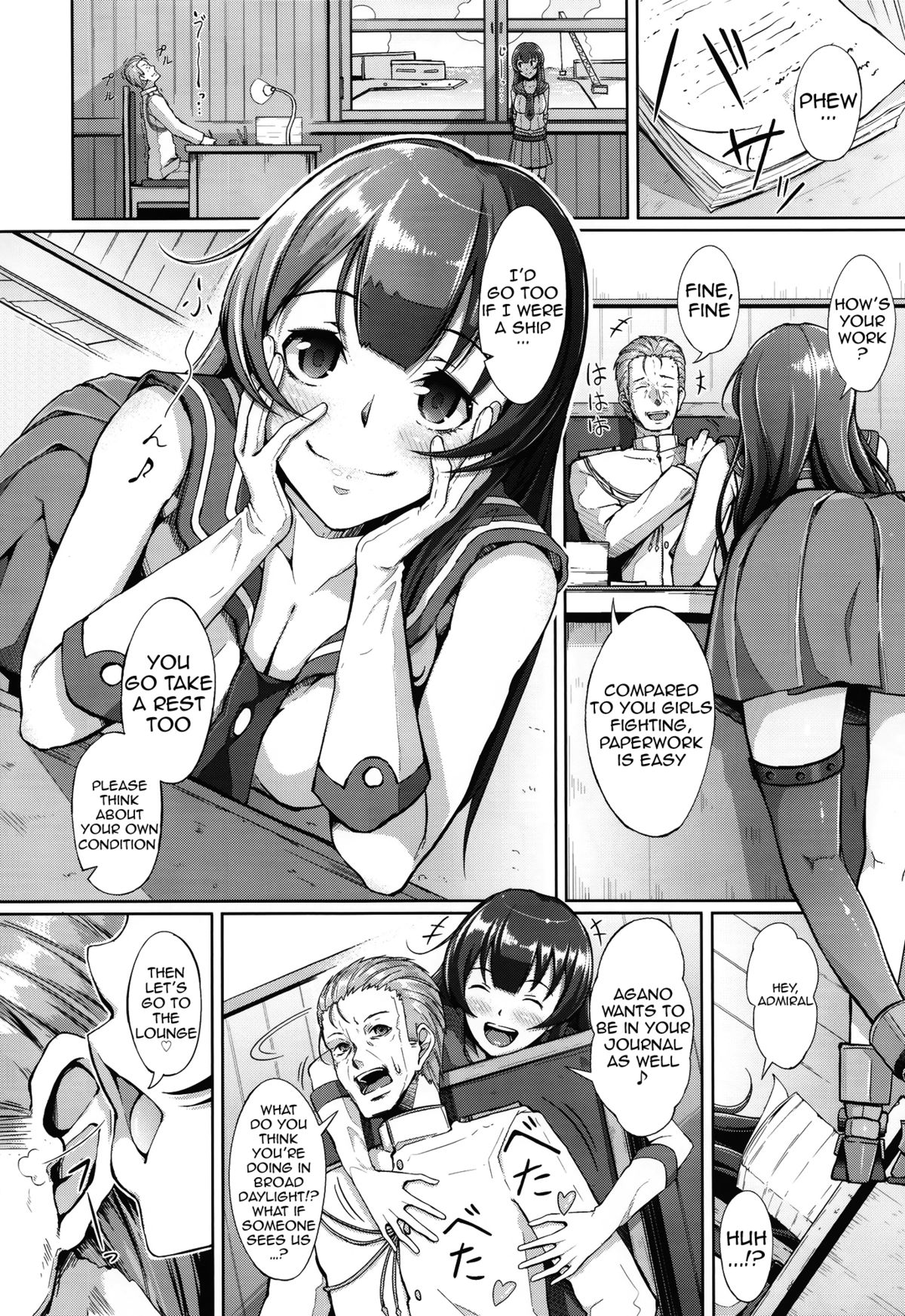 Teitoku-san ♪ Tank ni Ana ga Aichatta page 3 full
