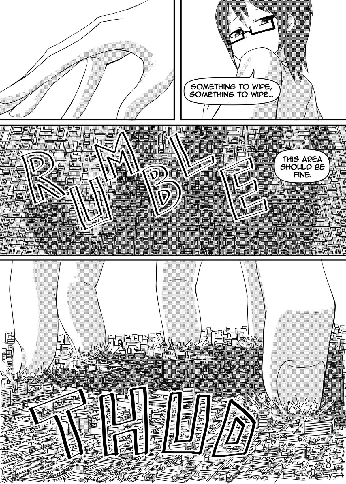 Koko wa Toile dewa Arimasen 3 | This is not a Toilet 3 page 8 full