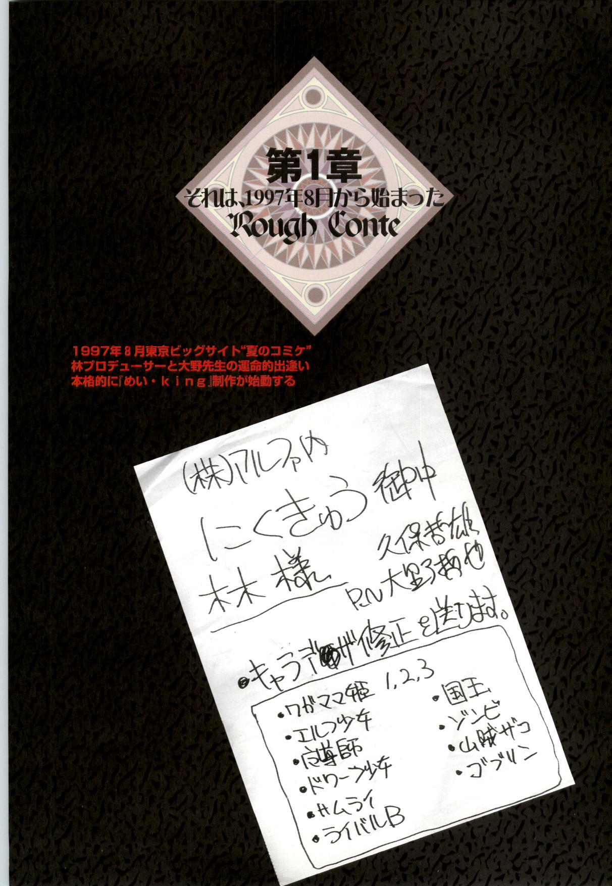 Mei King Official Visual Book page 6 full