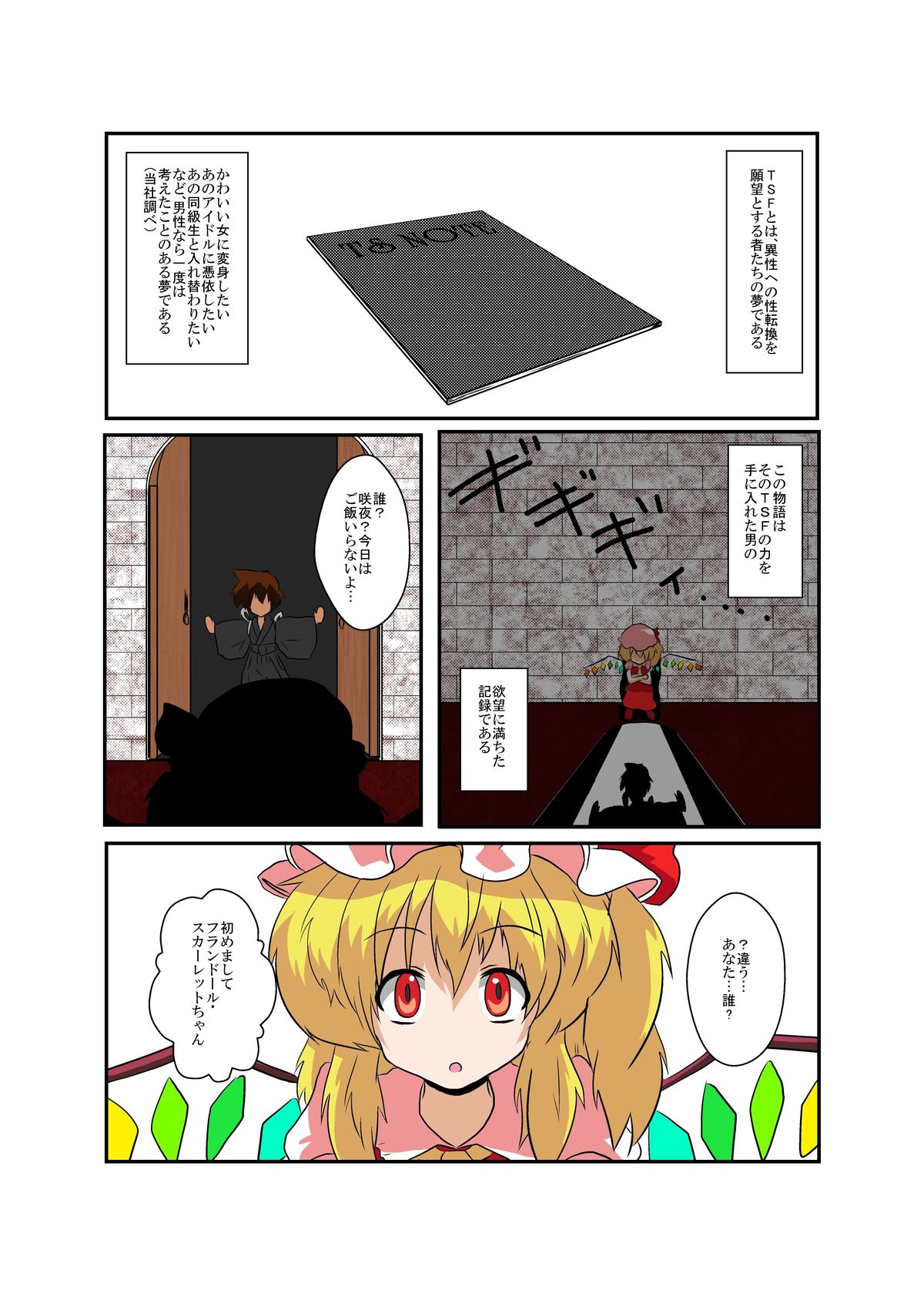 Touhou TS Monogatari ~Flandre-hen~ page 4 full