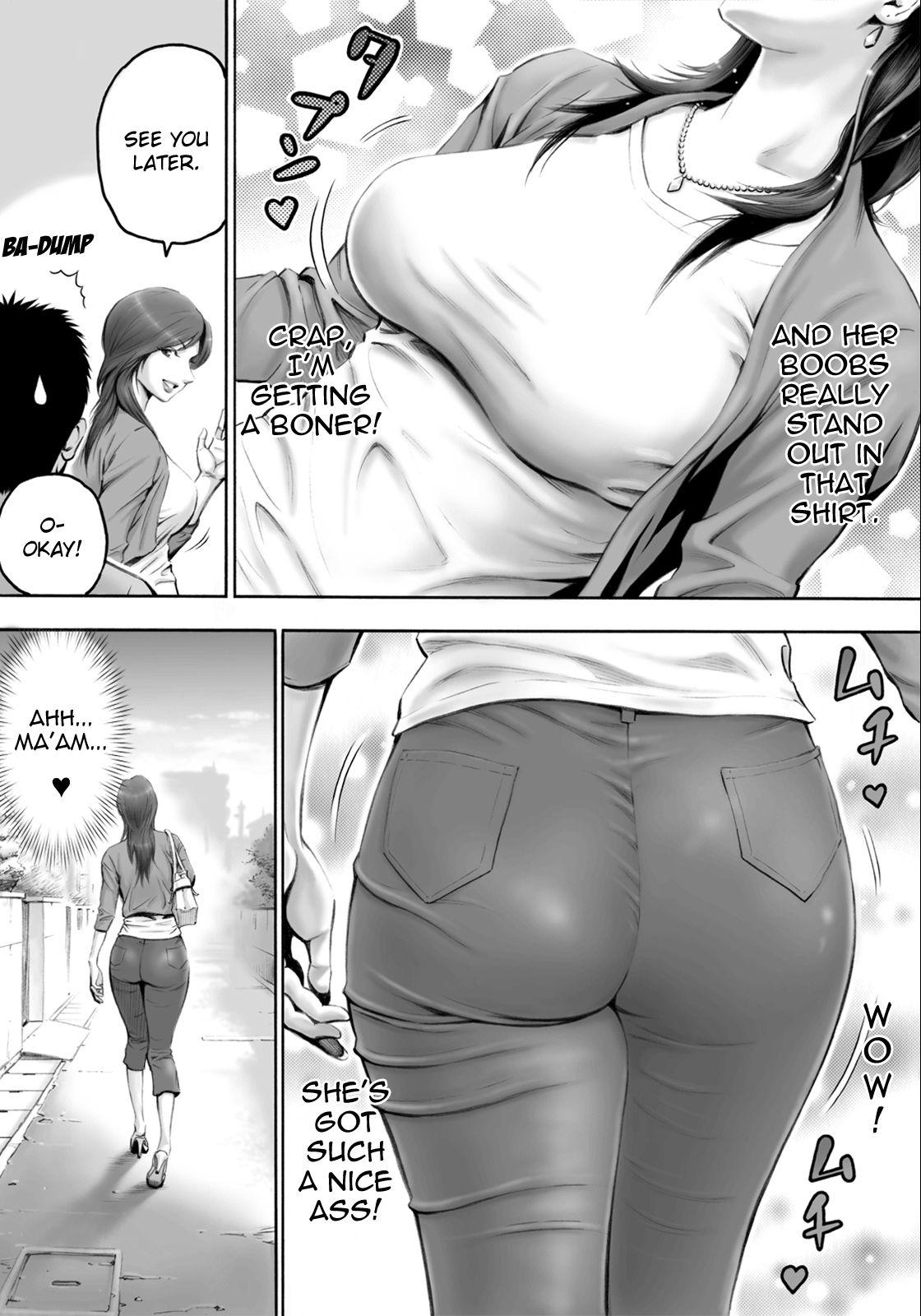 Akogare no Kinjo no Oba-san ni Nengan no Tanetsuke | The Lady Down the Street Asked Me to Impregnate Her page 3 full