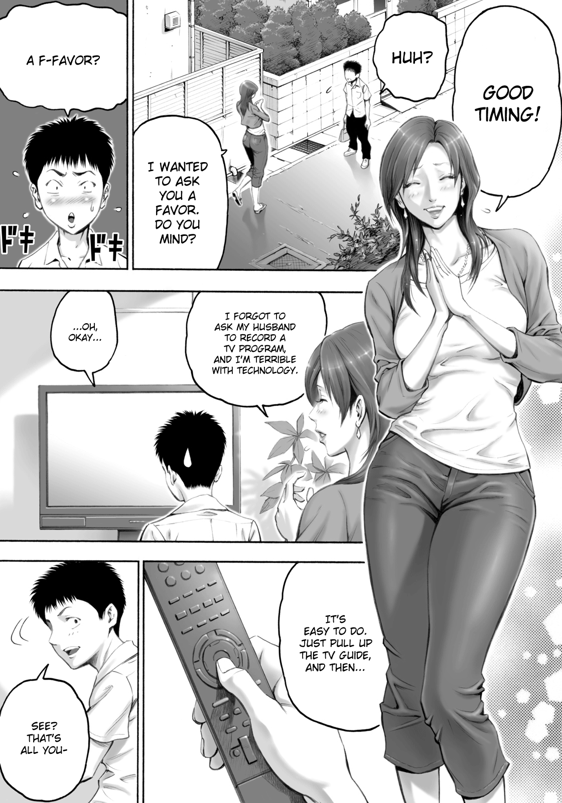 Akogare no Kinjo no Oba-san ni Nengan no Tanetsuke | The Lady Down the Street Asked Me to Impregnate Her page 7 full