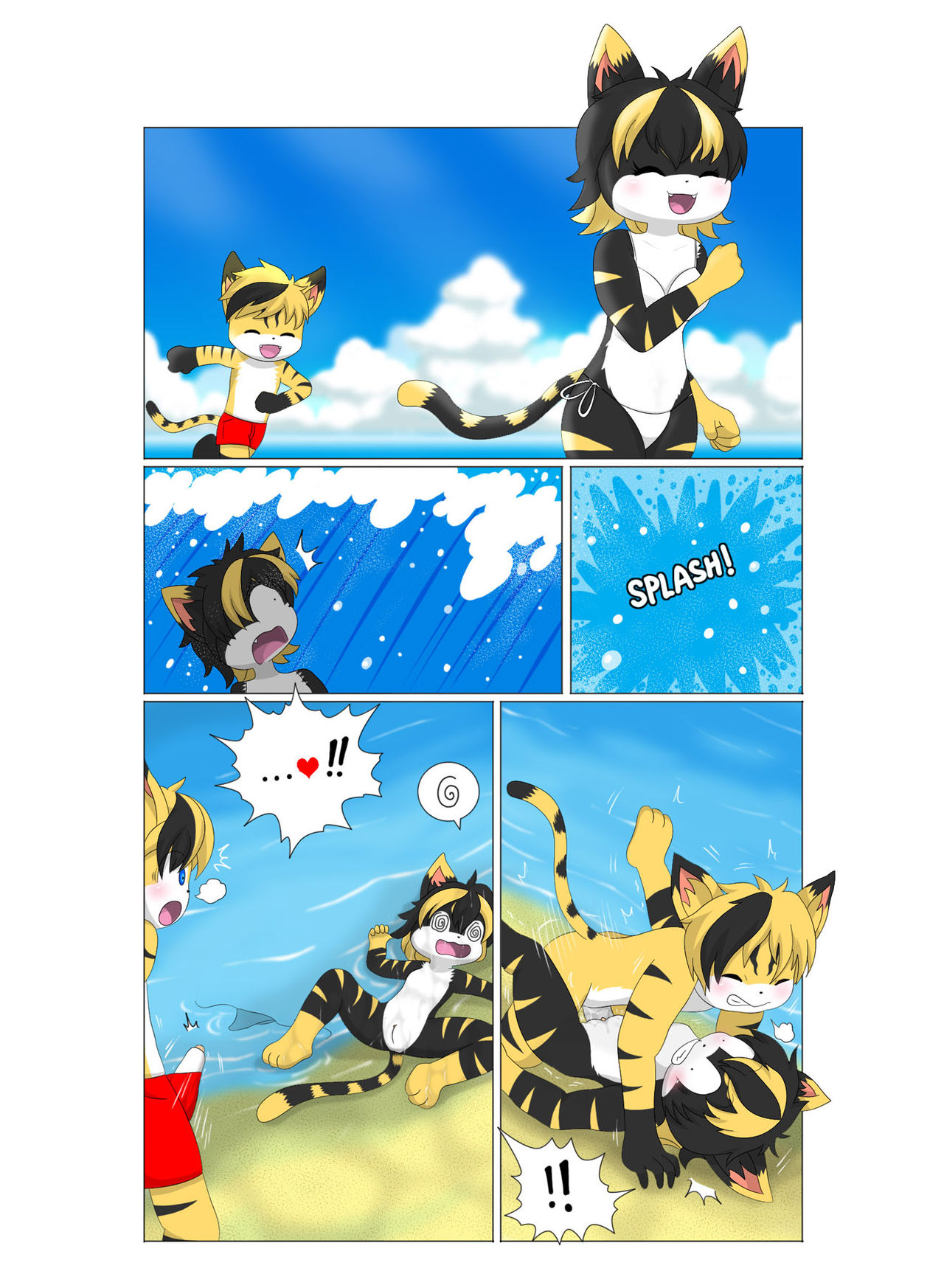 Fun at the beach page 1 full