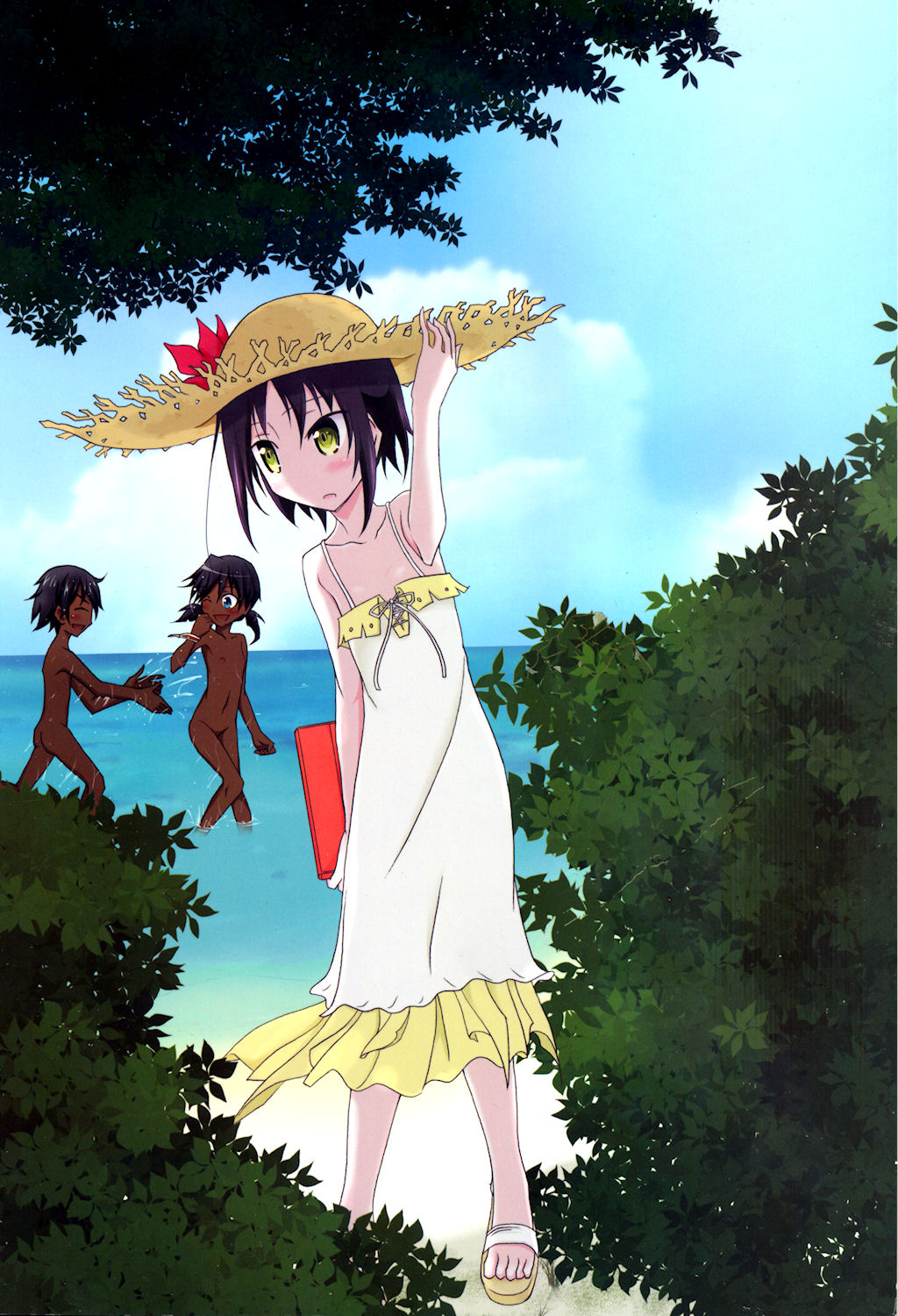 Supponpon de Umi Asobi! | Playing At The Beach Stark Naked! page 2 full