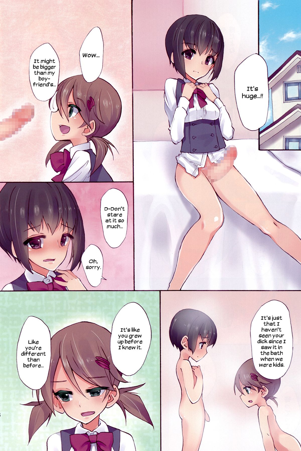 Futananajimi to Renshuu Ecchi | Sex Practice with my Futanari Best Friend page 5 full
