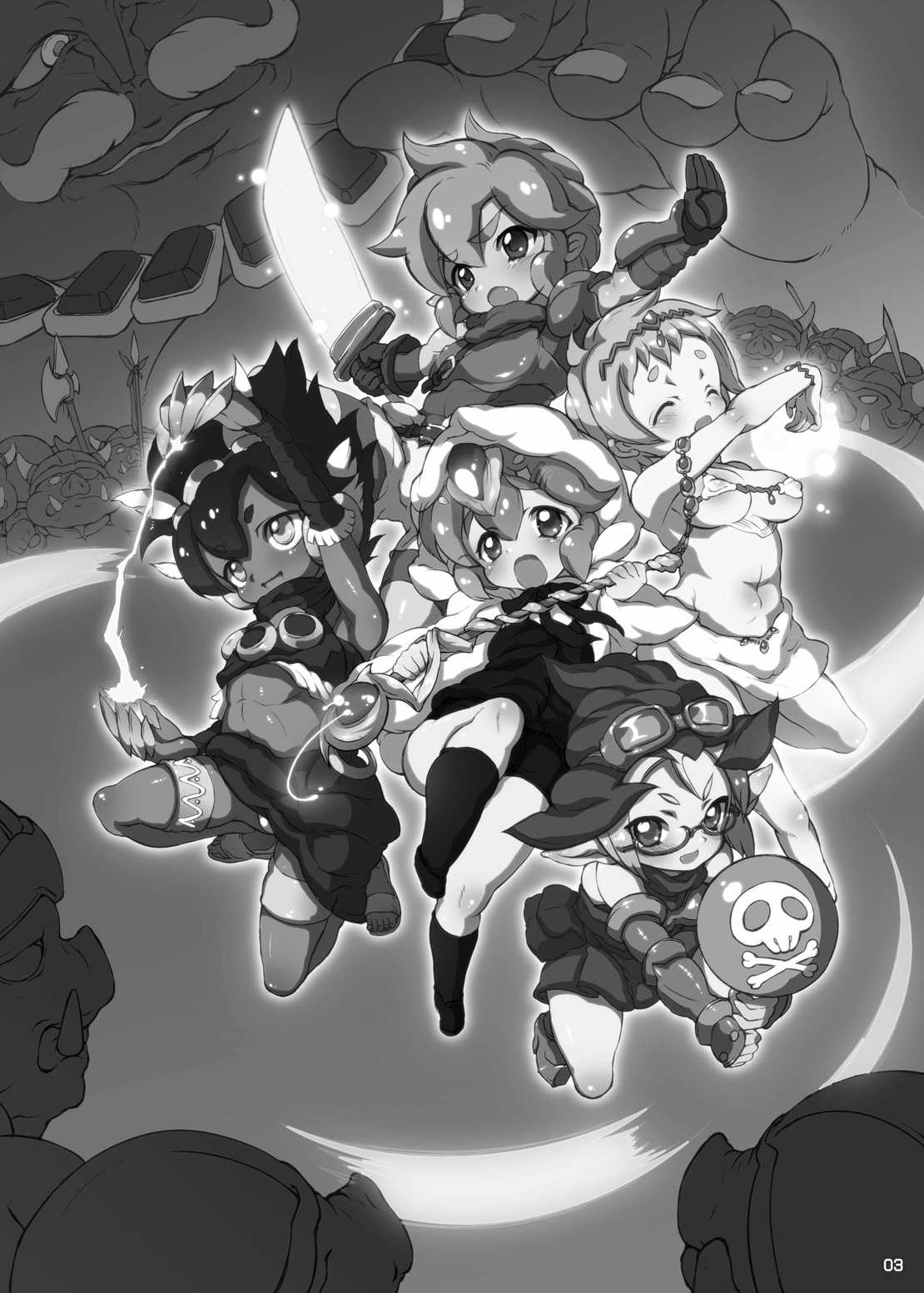 Anju and Party VS The Homosexual Army page 2 full