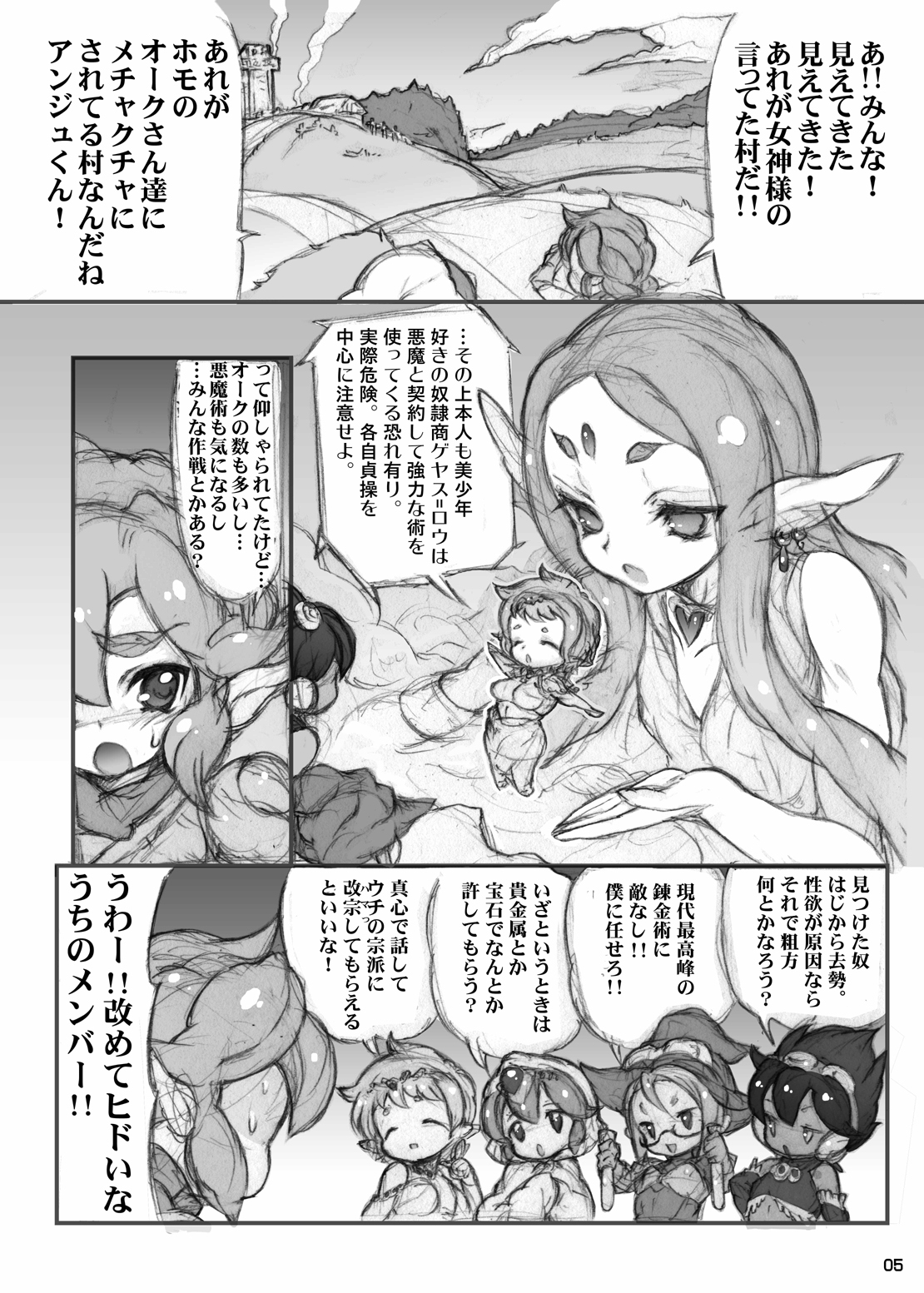 Anju and Party VS The Homosexual Army page 4 full