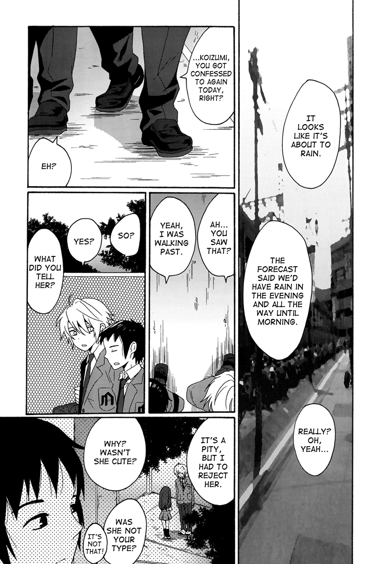 Soto wa Hame, Blue, Hoshi wa Mienai | Rain outside, Blue, Can't see the stars page 4 full