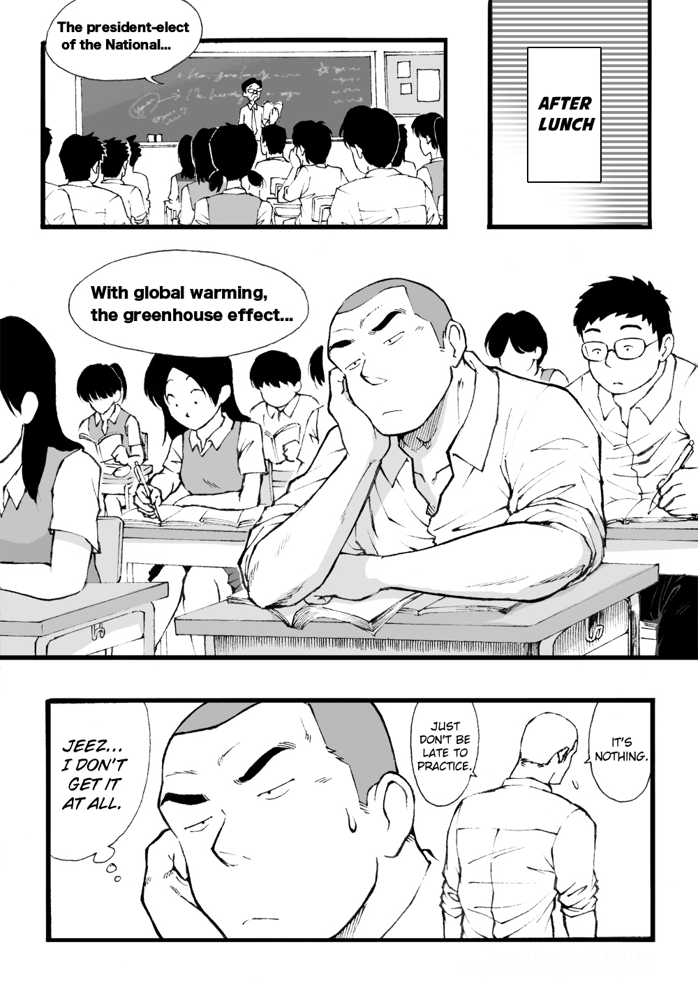 Motemote Yakyuubu Otoko  | Popular Baseball Club Boys page 1 full