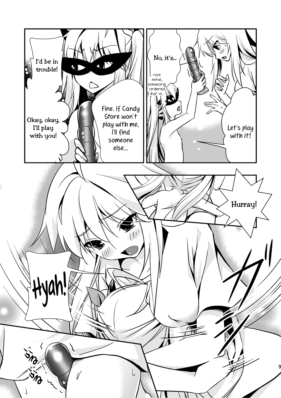 Dagashiya-san no Oshigoto | Candy Store's Job   =TV & Yuri-ism= page 9 full