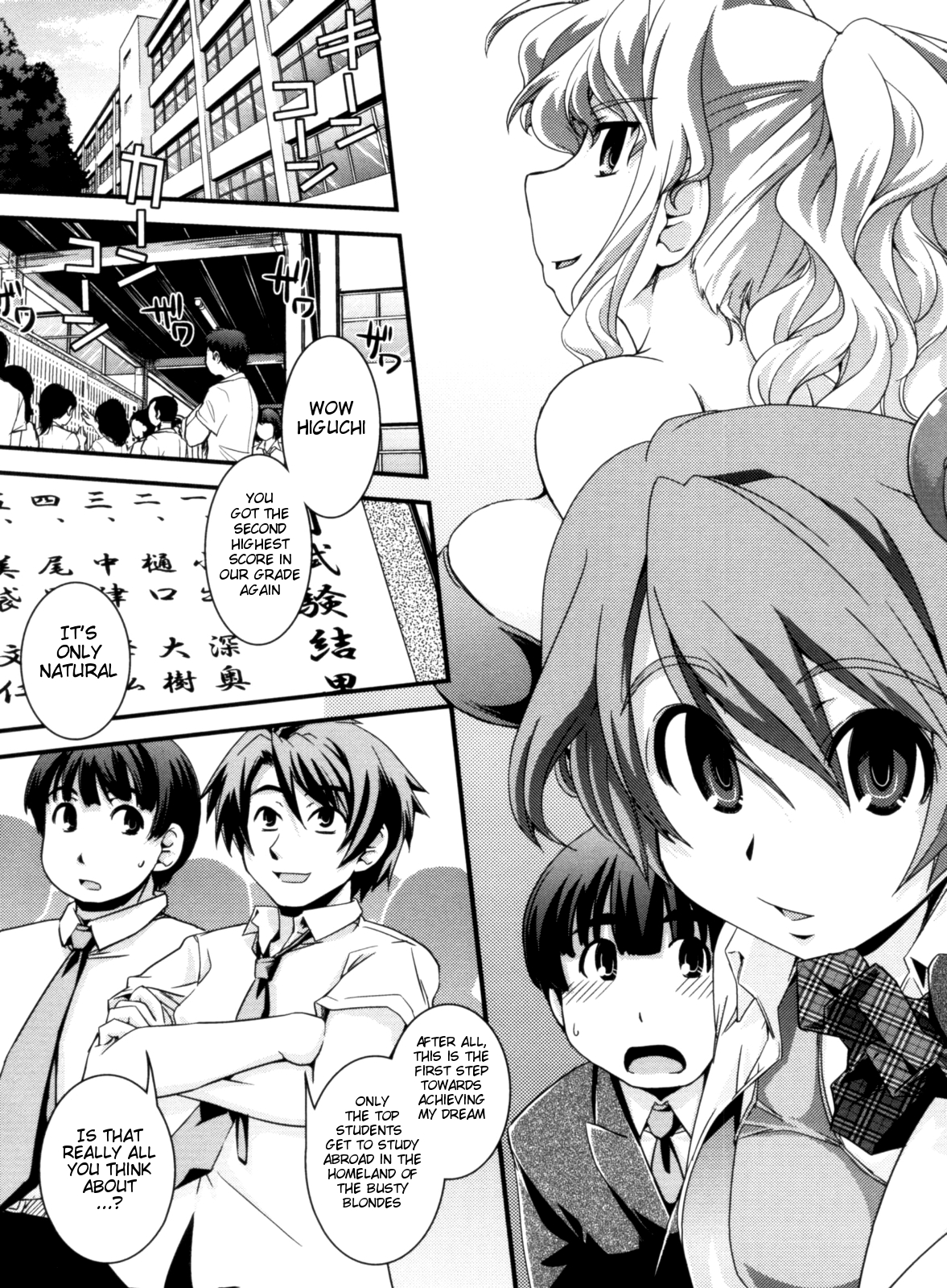 Kinpatsu x Kyonyuu ni Henshin De | Transformed Into A Busty Blonde page 7 full