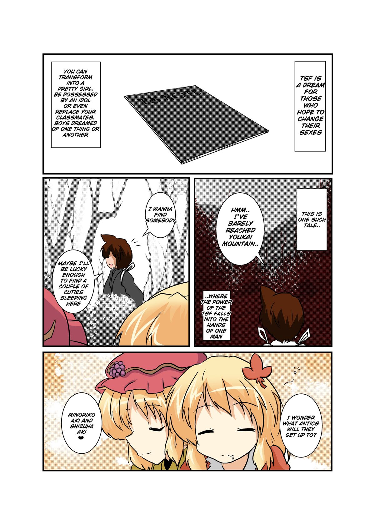 Touhou TS Monogatari ~Aki Shimai Hen~ page 4 full