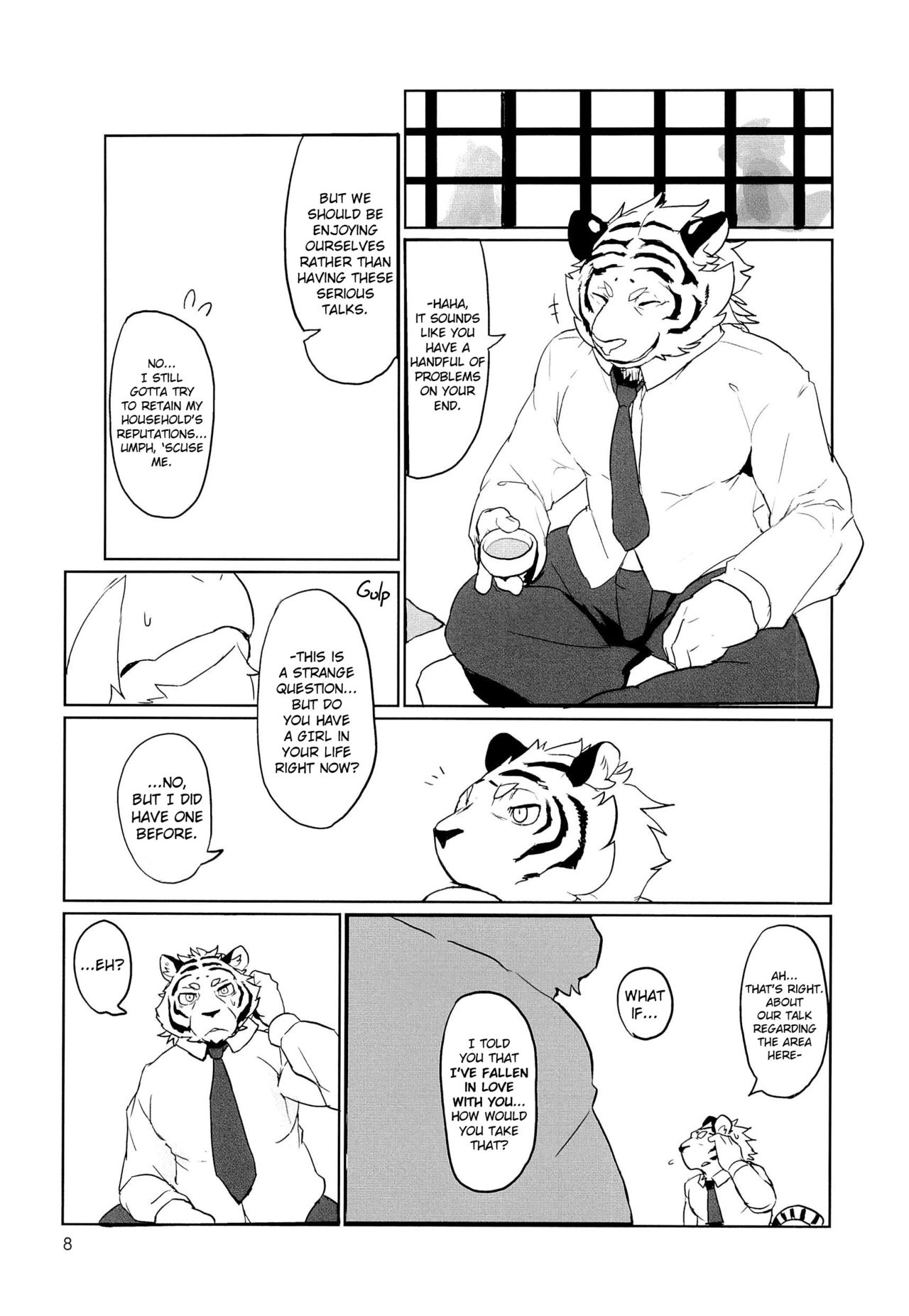 Ryuujou to Kohaku | The Dragon's Sentiment and The Tiger's Heartbeat page 9 full