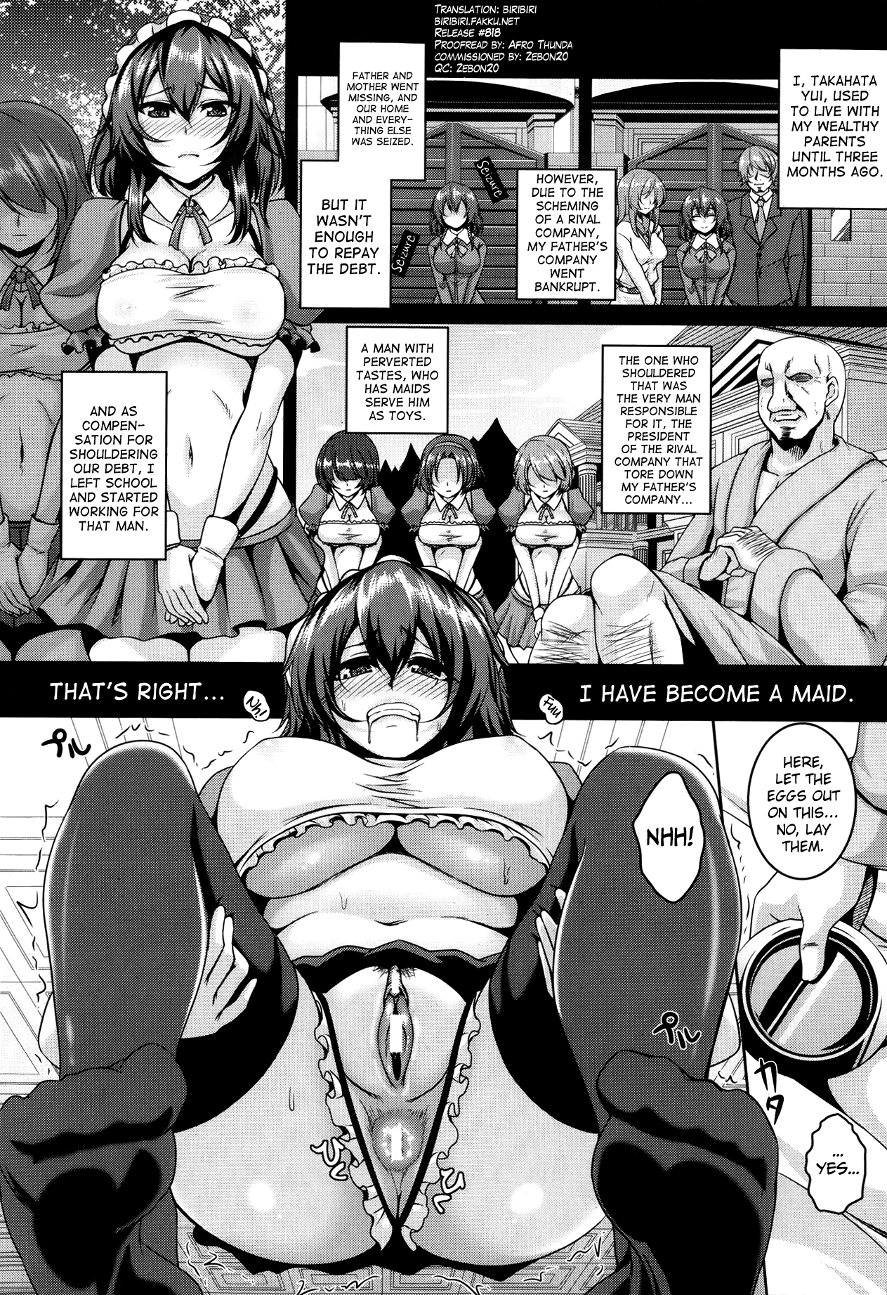 Botsuraku Reijou no Seiteki Maid Gyoumu | The Daughter of a Bankrupt's Sexual Maid Duty page 2 full